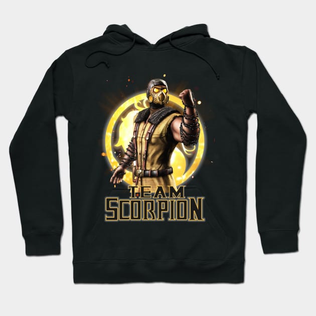 Team Scorpion Mortal Kombat Pro Kompetition Hoodie by Pannolinno